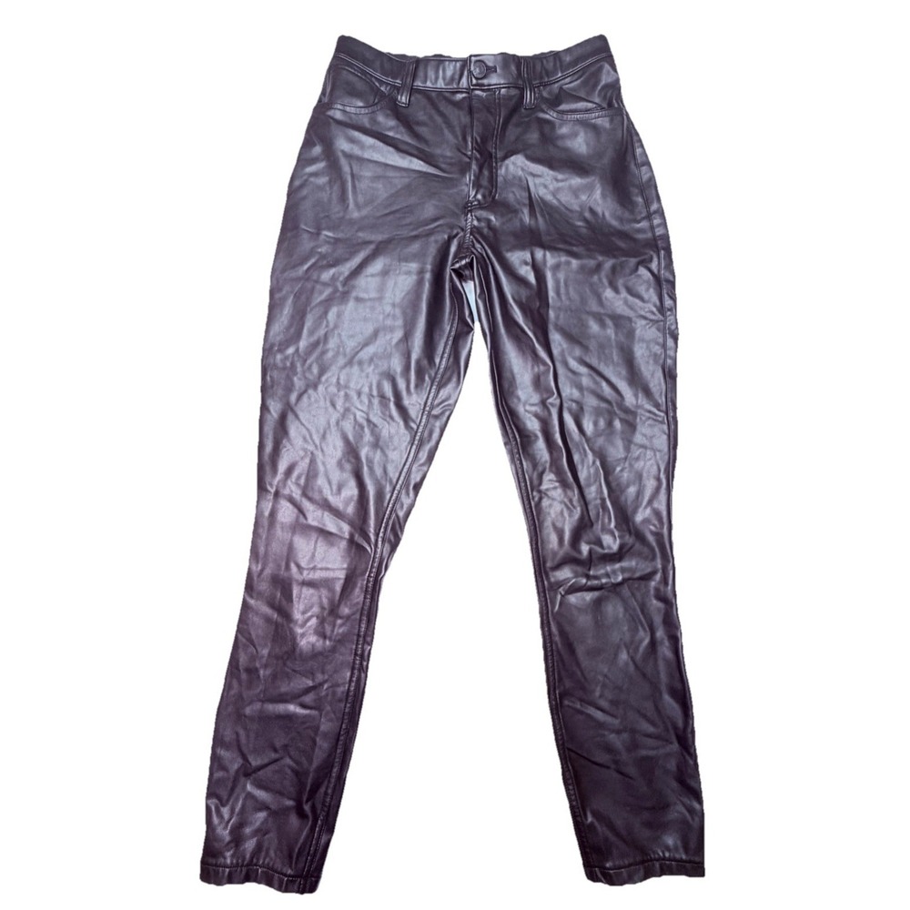 Abercrombie Fitch Curve Love Skinny High Rise Vegan Leather Pants 29/8